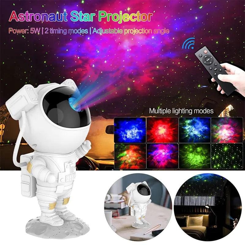 Astronaut Galaxy Projector – Enhance Any Room with a Cosmic Glow!