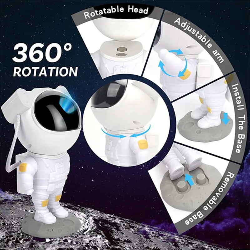 Astronaut Galaxy Projector – Enhance Any Room with a Cosmic Glow!